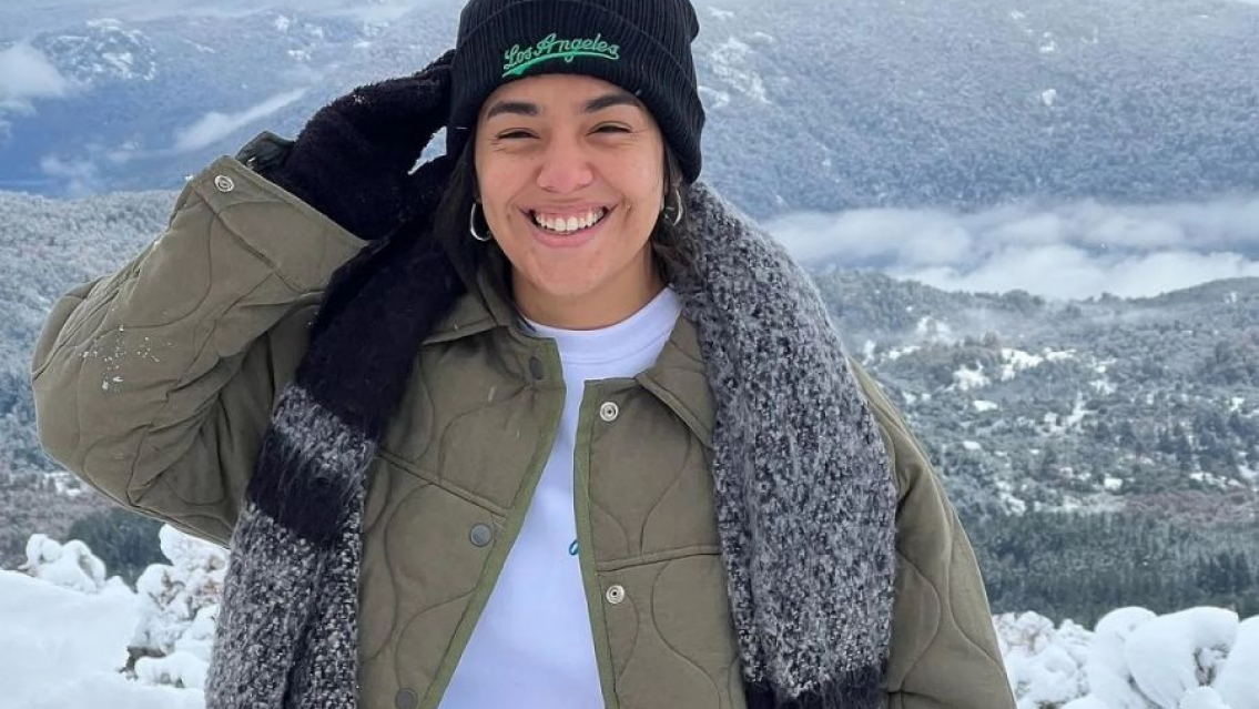 Ángela Leiva de novia y de vacaciones. Está esperando un hijo de su ex