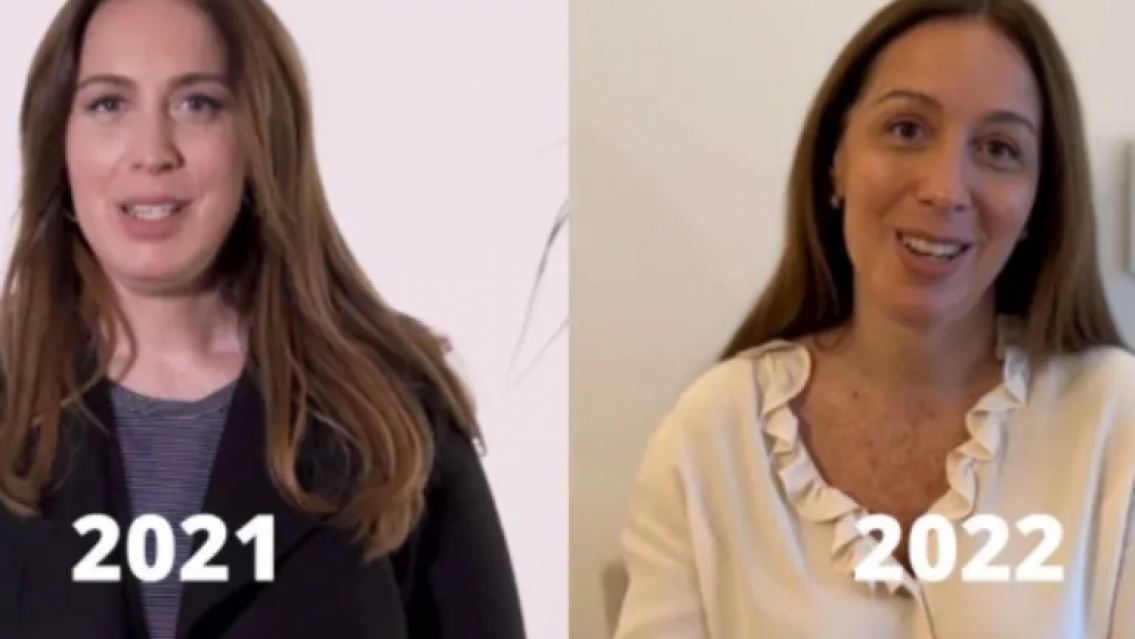 María Eugenia Vidal y su adicción a la comida: "peleo contra la obesidad"