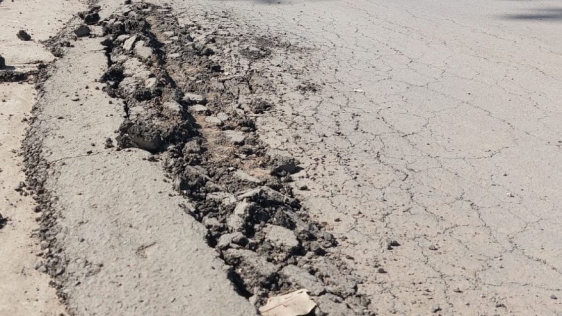 PALPAL�: Obra inaugurada hace dos semanas, presenta importante deterioro
