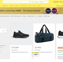El sitio de Adidas en Mercado Libre "regaló" zapatillas y camperas por un rato