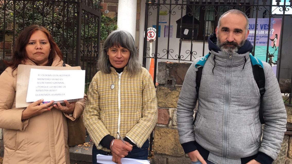 Con la sede al borde del remate: docentes juje�os denuncian a Montero