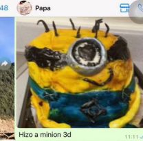 "¿Al Minion le agarró covid?": tortas desastrosas y la reacción de un papá que se volvió viral