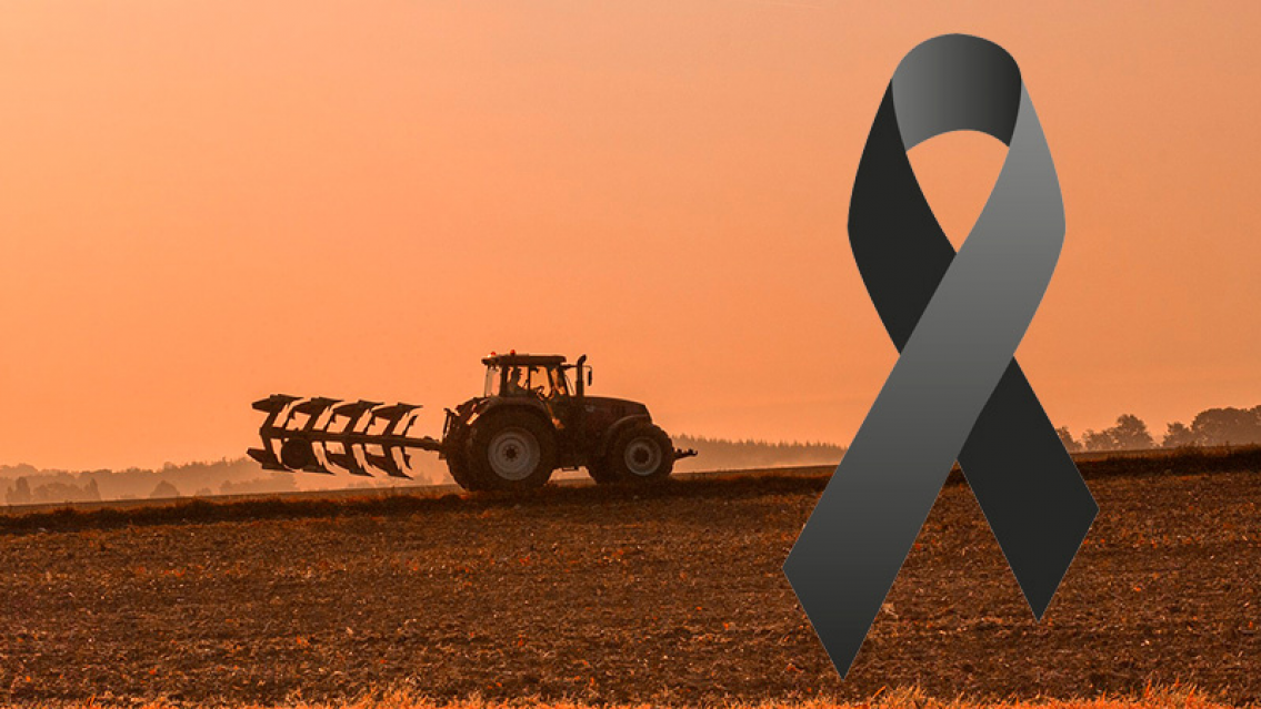 El campo está de luto por la muerte de un joven de 24 años. Su partida fue de una forma horrible