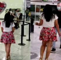 Fue al aeropuerto para recibir a su novio virtual y él no la reconoció