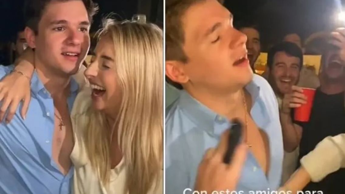 Festejaba su cumplea�os, su esposa se acerc� y le habl� al o�do: "Se le baj� la presi�n"