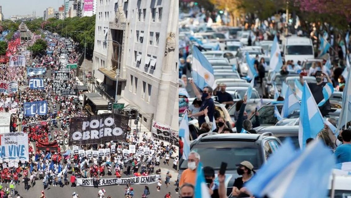 Argentinazo y marcha de la izquierda: un Día de la Independencia cargado de lucha