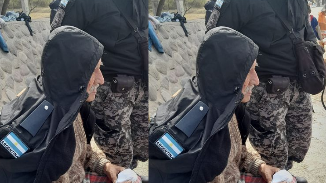 Lo salvaron de morir, un indefenso abuelito juje�o estuvo al borde y la Polic�a lo rescat�