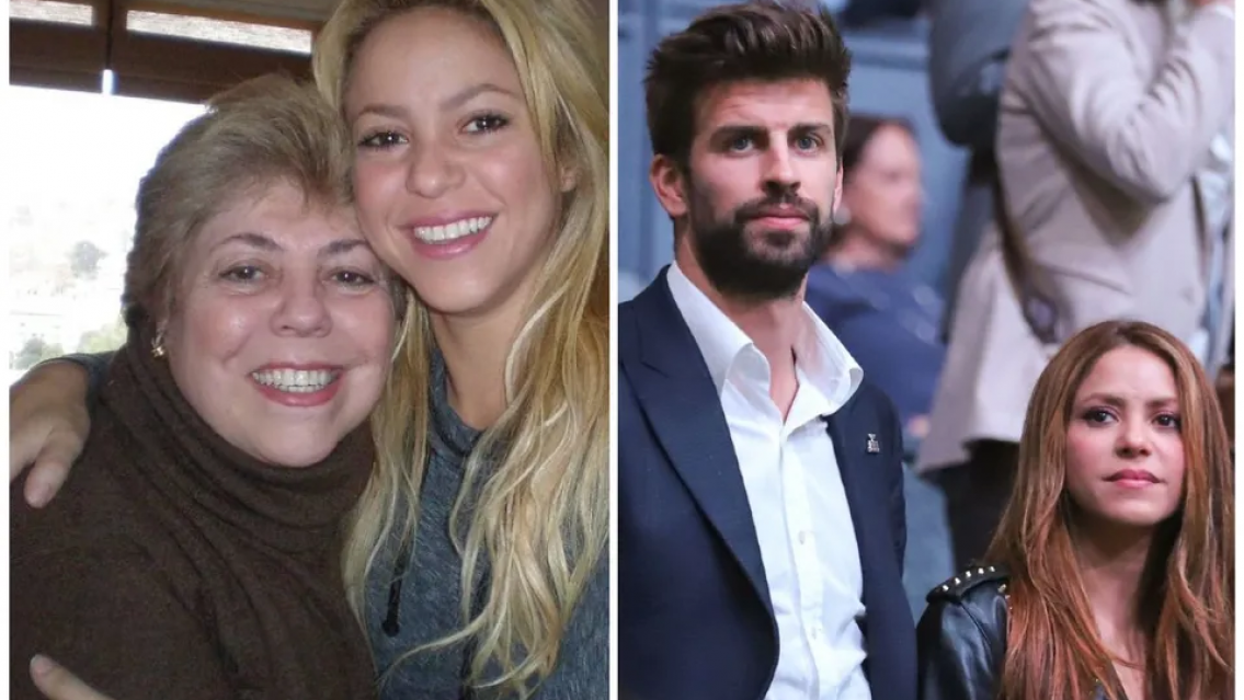 Se pudrió todo: la madre de Shakira liquidó a Piqué, no lo puede ni ver