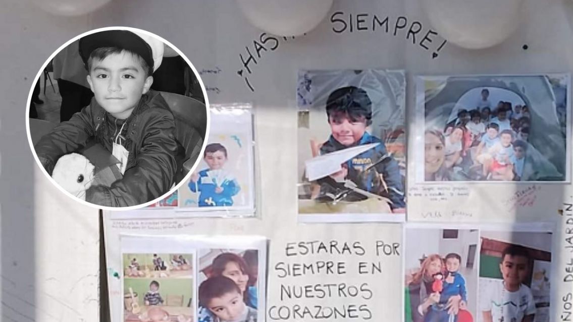 As� despidieron al nenito que muri� en un accidente en la Ruta 34