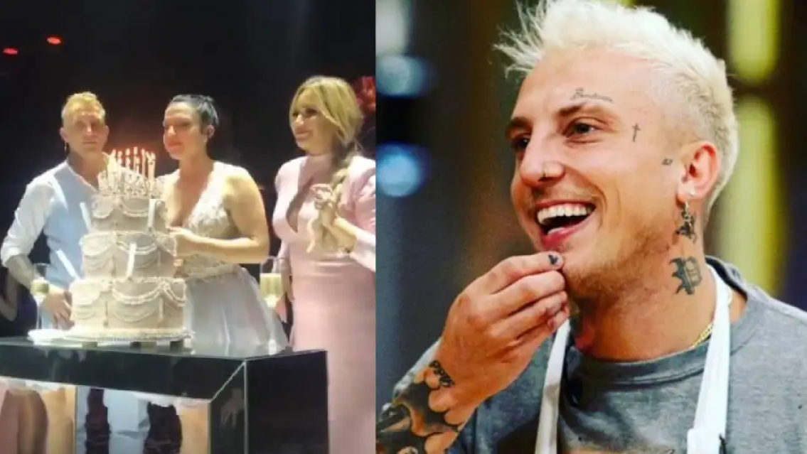 Mal ahí, la picante actitud que tuvo el Polaco con Karina en el cumple de 15 de su hija
