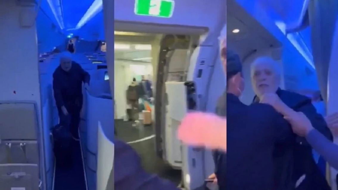 Escracharon al ex ministro de Salud y terminó agrediendo a una mujer