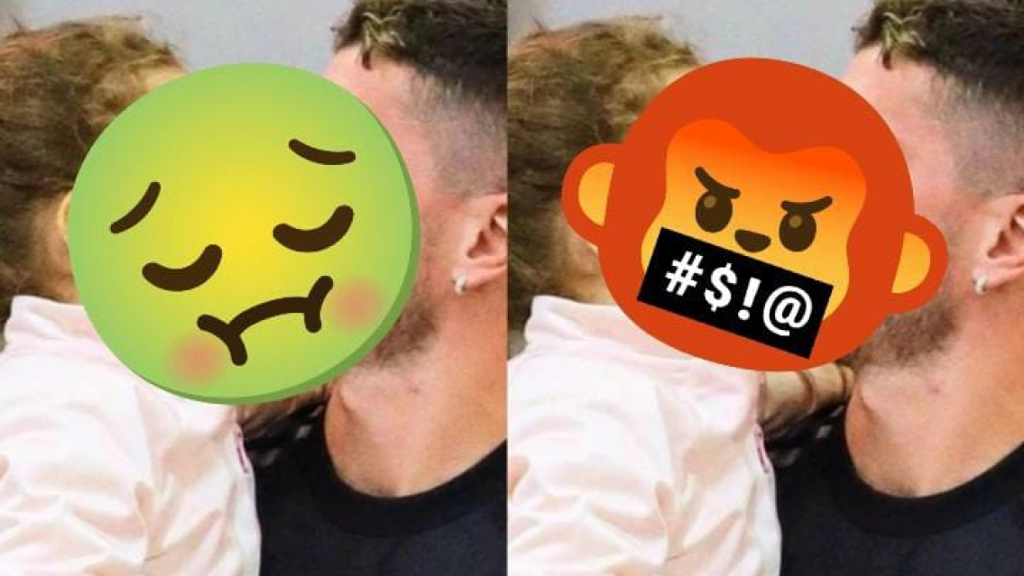 Asco total, repudian a Rodrigo De Paul por besar en la boca a su hija. "Eso no se hace"