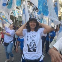 La diputada Chaher marchó por CFK: "Aguante Cristina manga de caretas"