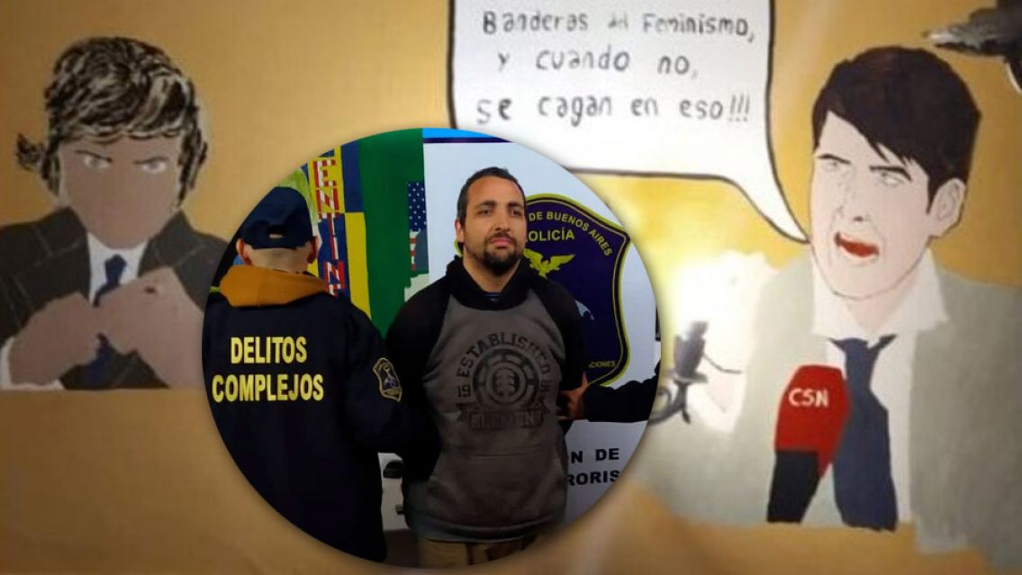 Reivindic� el atentado a CFK, felicit� al supuesto sicario y termin� preso