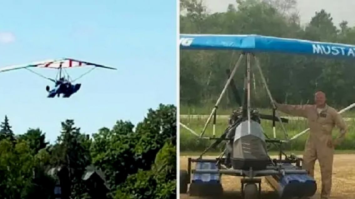 Quería esparcir las cenizas de su padre desde el aire, el avión se estrelló y murió