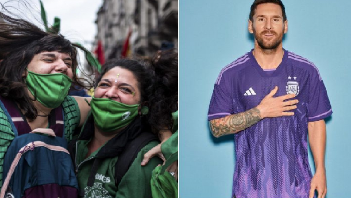 "Nos toman de idiotas"... Feministas en contra de la camiseta violeta de la Selecci�n Argentina