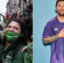 "Nos toman de idiotas"... Feministas en contra de la camiseta violeta de la Selección Argentina
