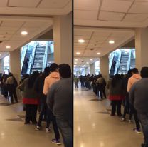 [HAY VIDEO] La tremenda fila que se armó en el shopping Annuar: ¿qué pasó? 