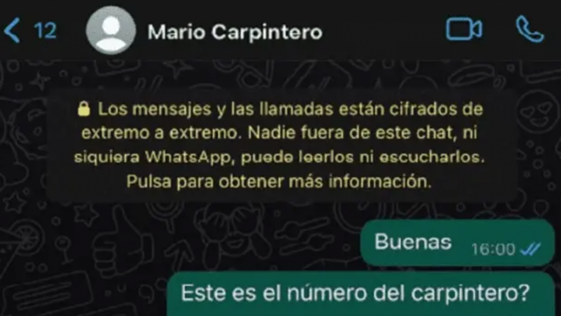 "El que amaneci� tranqui es el carpintero": lo contact� por WhatsApp y su reacci�n lo descoloc�