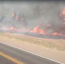Arde Jujuy: las llamas llegan al costado de la Ruta 34 y afecta el tránsito