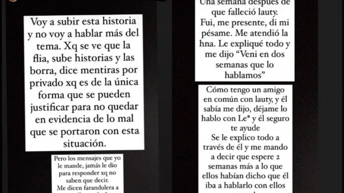 HAY CAPTURAS: una chica embarazada reclama prueba de ADN a El Noba