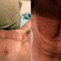 Apareció otra foto de Luciano Castro desnudo: caliente y con el termo al aire