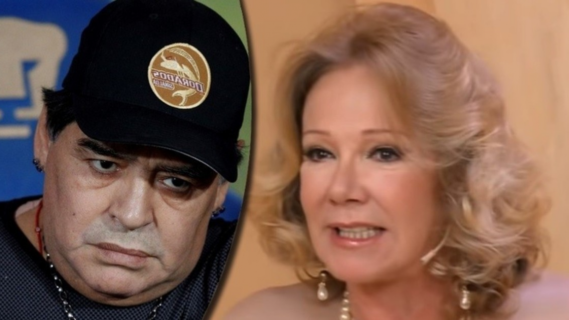 "Le bajé"... Solita Silveyra contó cómo fue la noche que pasó a solas con Diego Maradona