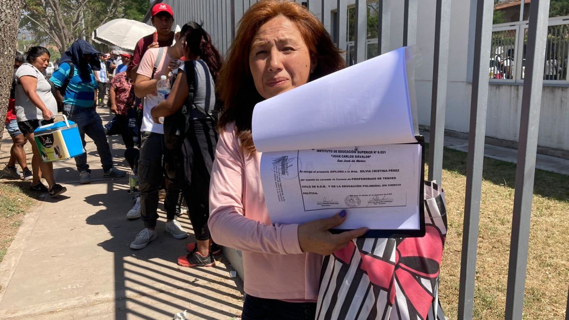 Preocupante: docente jujeña pide el IFE porque nunca le dieron trabajo