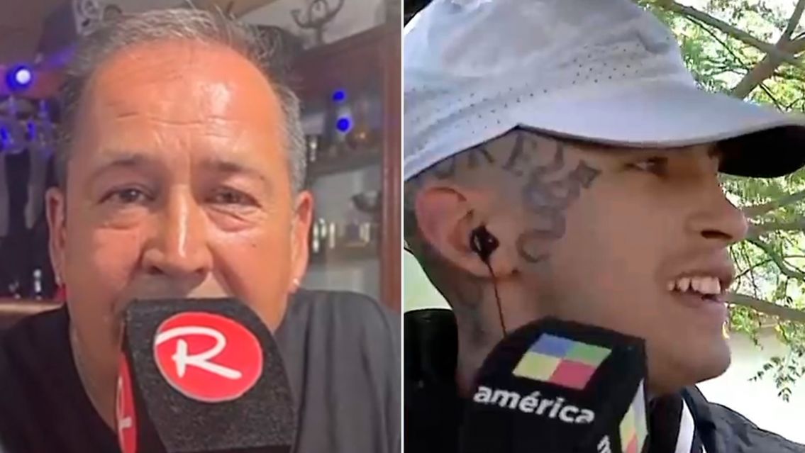 L-Gante y su papá biológico se dijeron de todo en vivo: "Deja de hablar pelo..."