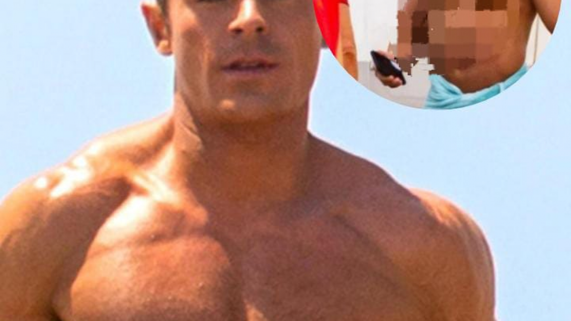 Zac Efron cada vez peor, se lo vio excedido de peso y desmejorado