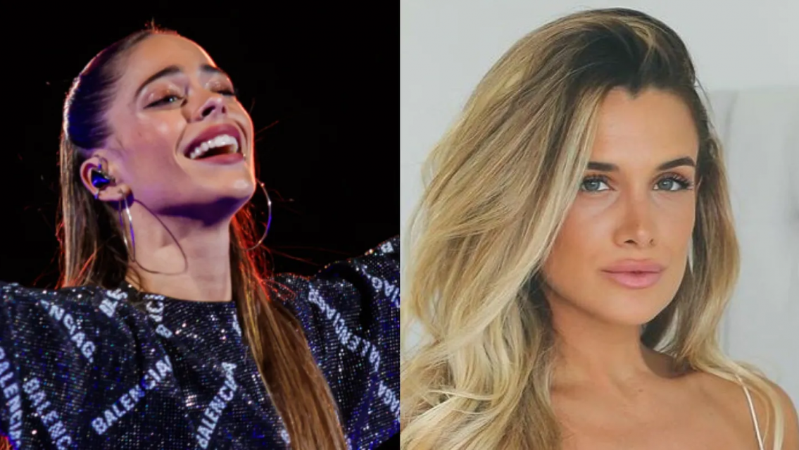 Qué mala pata, la ex de De Paul fue a ver a Coldplay justo cuando cantó Tini. Así reaccionó