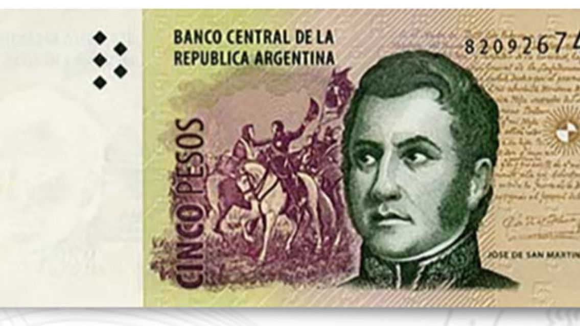 Este es el billete de $5 por el que te pagan en d�lares: fijate si ten�s uno