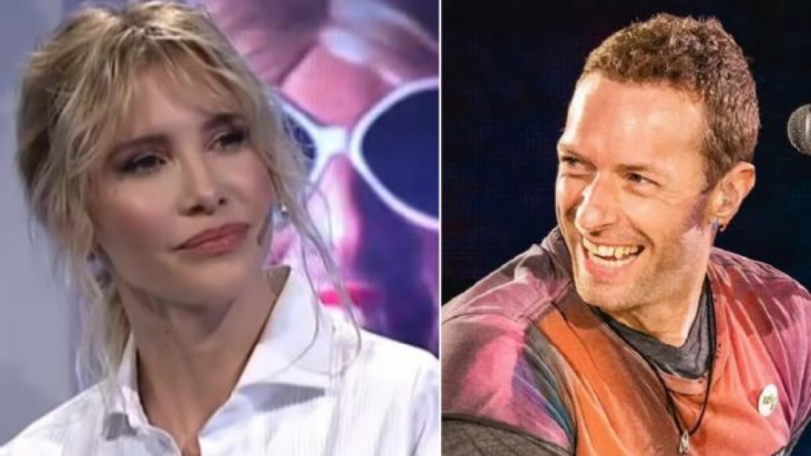 Chris Martin muy cerca de Guillermina Valdes en la fiesta privada después del show en River