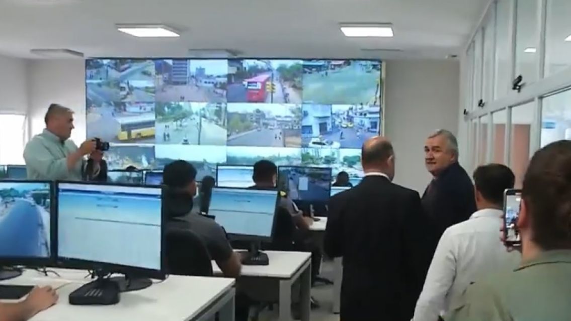 Ya funciona el novedoso sistema de vigilancia en Jujuy