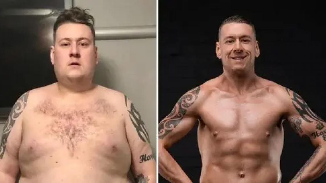 Su hijo le preguntó si iba a morir de sobrepeso y él empezó a adelgazar. Lo que logró fue increíble