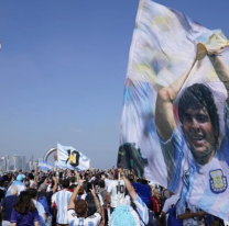 Tremendo banderazo argentino en Qatar