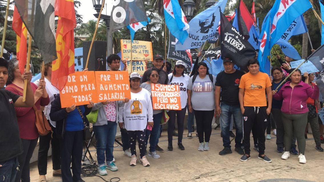 Jujeños marcharon contra el hambre: "No van a tapar la crisis"