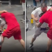 Dos hombres se agarraron a las trompadas en un gym: nadie se quiso meter