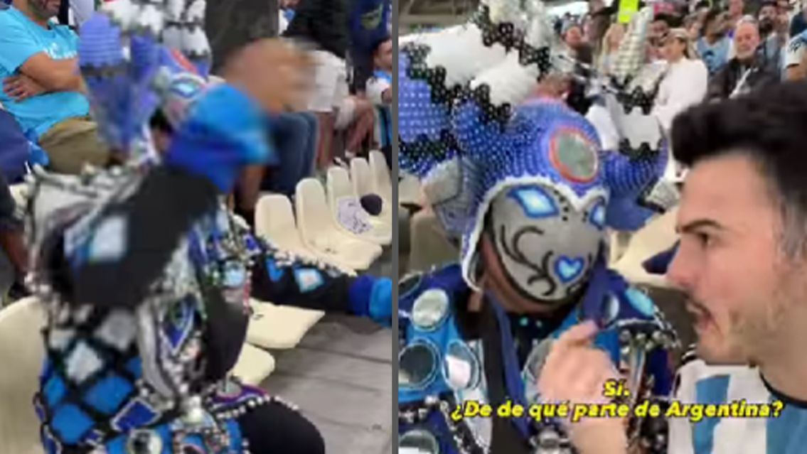 El diablo de Humahuaca fue a Qatar y casi lo meten preso