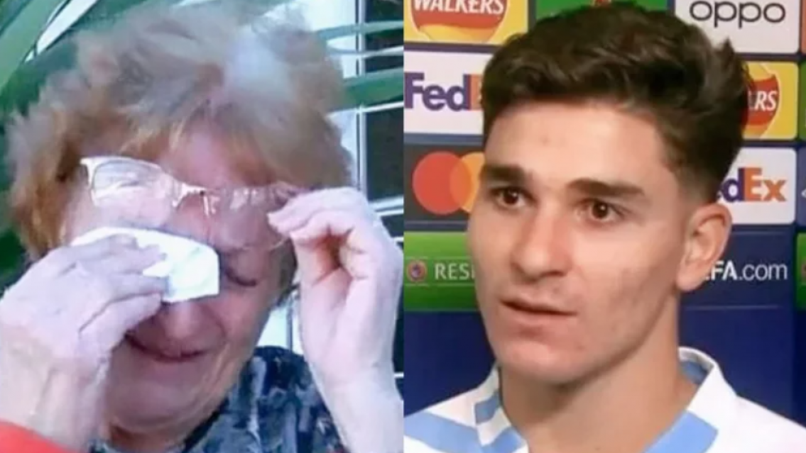 El llanto desconsolado de la abuela de Juli�n �lvarez: tuvieron que abrazarla