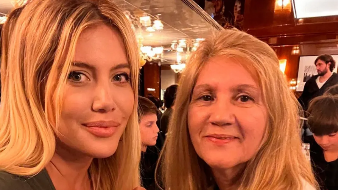 Wanda Nara y la mamá de Messi, son íntimas y cenaron antes de la gran final