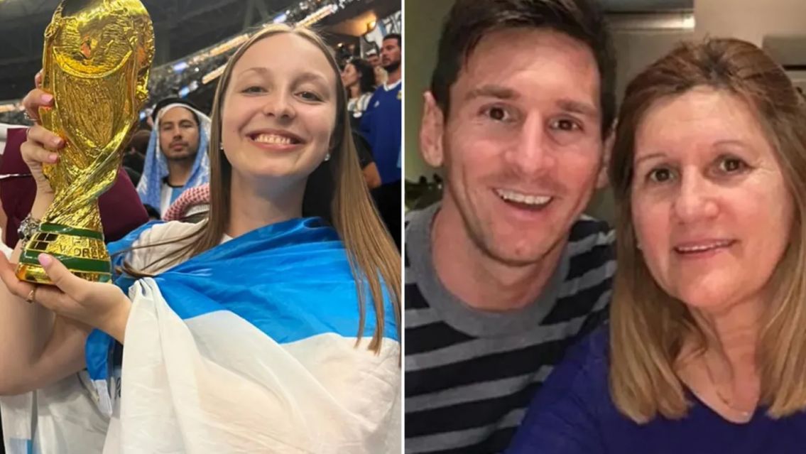 El gran gesto de la mam� de Messi con una entrerriana que estaba en Qatar: "No lo pod�a creer"