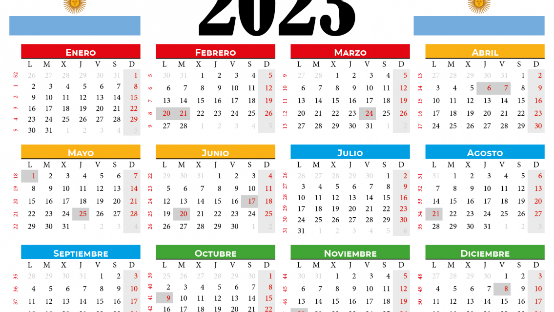 Calendario de feriados 2023: ¿cuántos fines de semana largos habrá?
