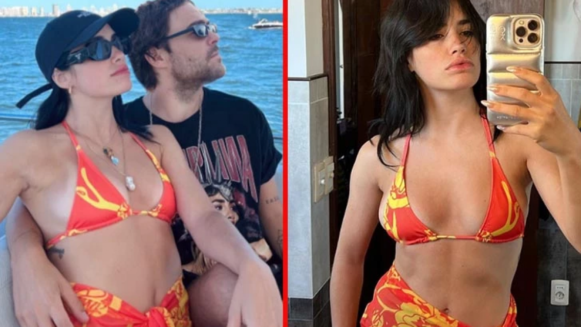 Lali y Peter Lanzani acaramelados en el mar, ¿la cantante volvió con su ex?