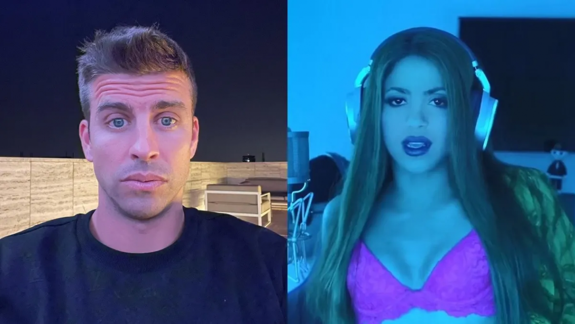 "Chup..." El exabrupto de Piqué al escuchar el tema de Shakira y Bizarrap