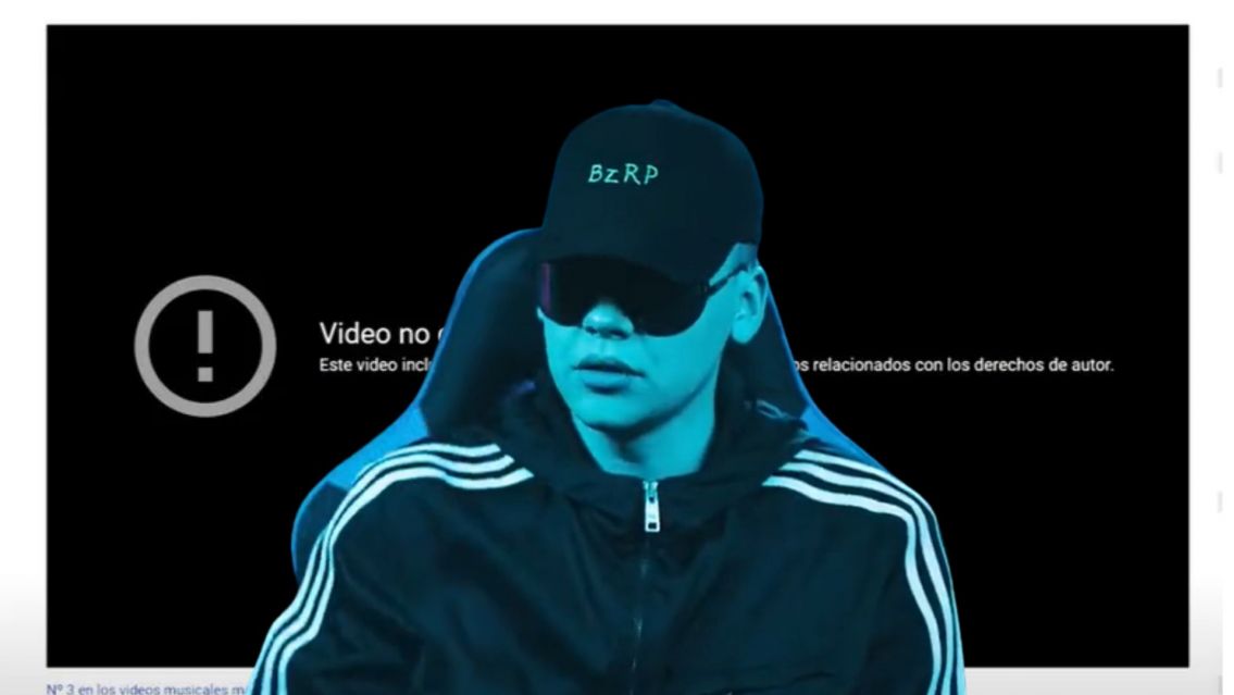 Tras sacar la Session con Shakira, YouTube le elimin� el video a Bizarrap