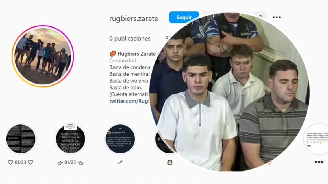 Las polémicas cuentas a favor de los rugbiers: "Se están muriendo en vida"