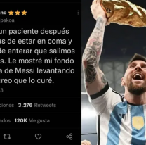 Quedó en coma durante el Mundial, despertó y así reaccionó al enterarse de Argentina campeón