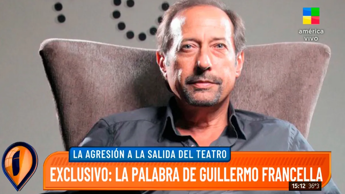 "Teníamos miedo", porqué atacaron a Guillermo Francella a la salida del teatro