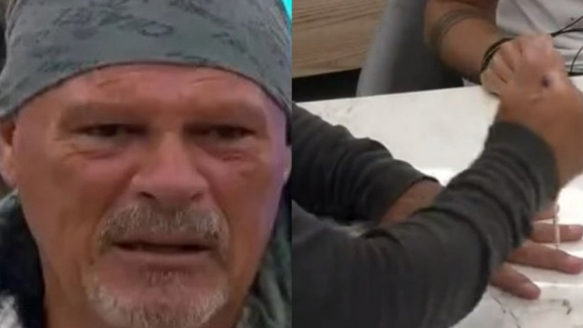 Alfa hizo el "juego del cuchillo" todo sali� mal y casi llaman a la ambulancia. HAY VIDEO